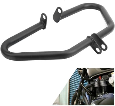 Dailygoods- Motorbescherming Zwart - Valbeugel - Crash Bar - Lichaamsbescherming - IJzer - 200x260mm