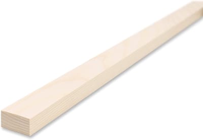 Houten Plank - Gladde Rand - Meubels Maken - Vierzijdig Geschaafd - 1.8x4x60cm - Houtkleur