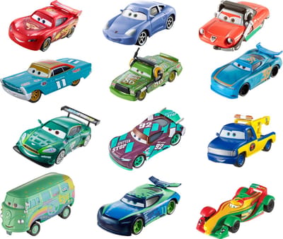 Disney Pixar Cars Verrassingsitem Metalen Singles Clipstrip