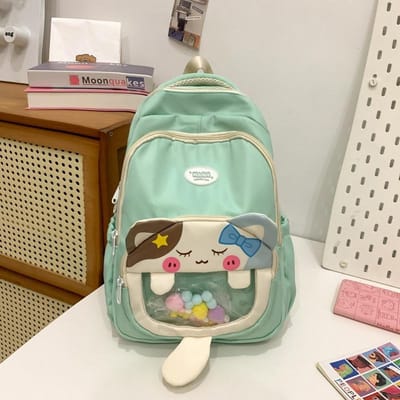 Transparante Pijn Tas Kinderen Grote Capaciteit Cartoon Nieuwe Rugzak Lichtgewicht Studentenrugzak voor Basisschool- en Middelbare Schoolleerlingen