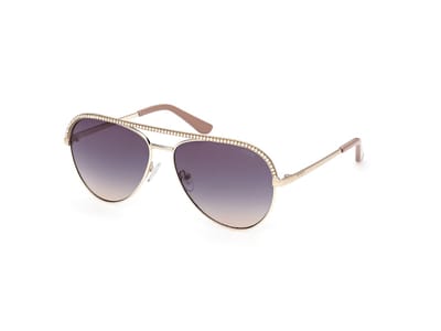 Guess Gu00271 Dames Zonnebril Goud Gradient Smoke/CAT3 Vrouw