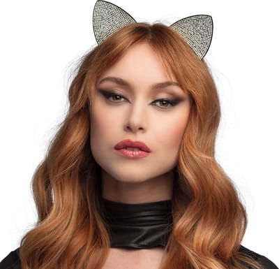 Boland - Diadeem Dazzling cat - - Volwassenen - Vrouwen - Dieren - Sexy - Kattenoren