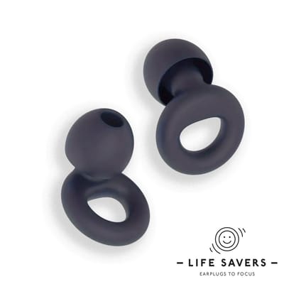 LIFE SAVERS | Earplugs to Focus | Oordoppen om te focussen | Oordoppen om te concentreren | Oordopjes | Concentratie | Focus | Noice Cancelling | 27dB | Navy
