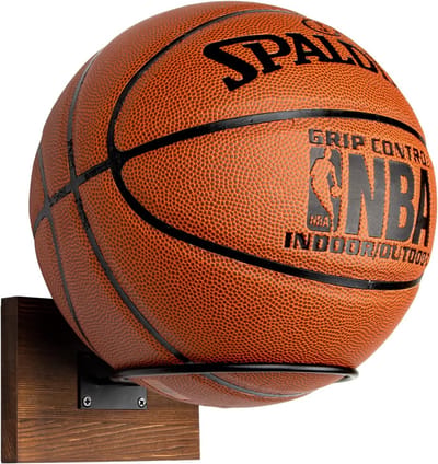 Wandbalhouder voor basketbal, voetbal en volleybal - Muurmonterende balstandaard