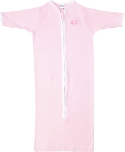 Beeren Bodywear Streep Roze Maat 50-68 Slaapzak met Anti Krabwantjes 27017
