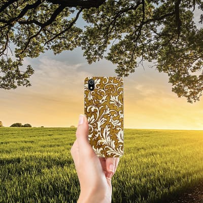 TPU Hoesje voor Siliconen Hoesje Xiaomi Redmi 7A Barok Goud