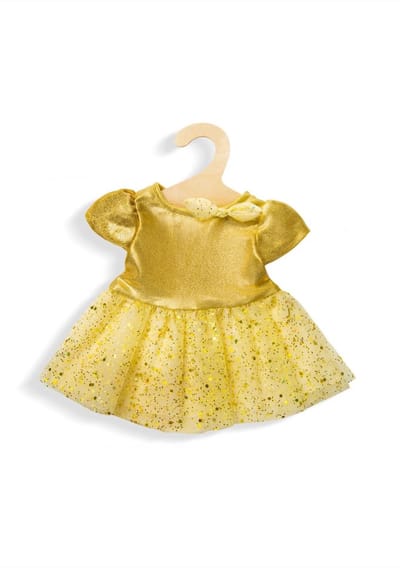 Heless Doll dress Gold 28-35 cm