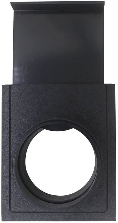 Cosensi - Plastic shut-off slide - Haspel extractor - Compact formaat - Duct valve - Voor houtafzuiging - 2-poorts klep