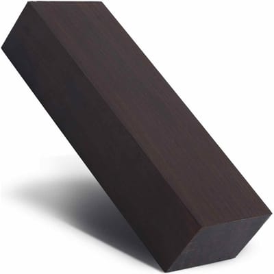 2 STuks Ebbenhout Blokken 12x4x2,5cm Hout Blanko's voor Beeldhouwen Draaien Muziekinstrument Handvatten wit
