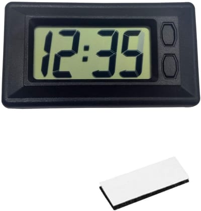 Dailygoody - Mini Car Table Clock - Digitale Klok - Compact en Lichtgewicht - Auto Dashboard Klok - Tijd en Datum Weergave - Geschikt voor Auto e