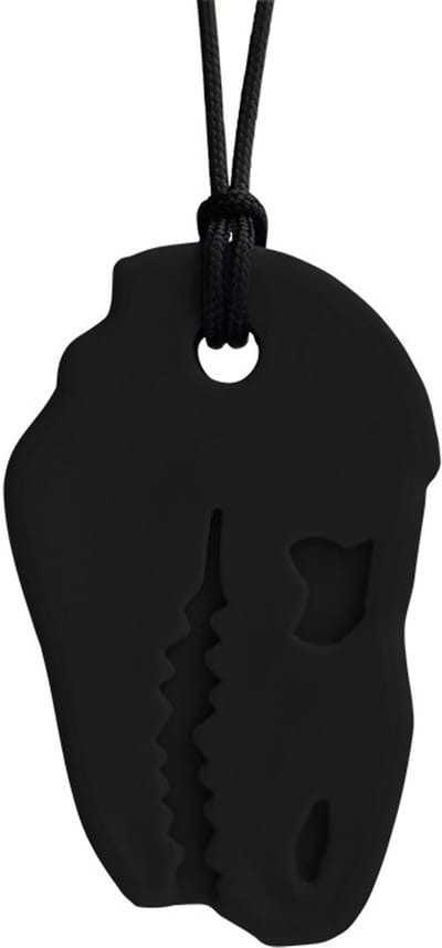 ARK Therapeutic kauwketting T-Rex zwart sensorisch speelgoed XT medium.
