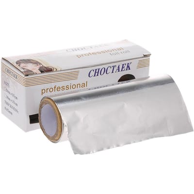 Aluminiumfolie voor haarpermanent Tint Haarstyling Kleuren Highlight Nail Art zilver