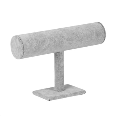 Dailygoods- Sieradenhouder - Fluwelen T-Bar Armband Houder - Ringenhouder - Sieradenboom - Lichtgewicht en duurzaam - Geschikt voor kettingen en armbanden - Sieradenrek