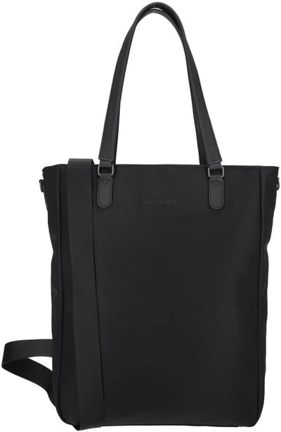 Enrico Benetti Caroline Shopper met 17 inch Laptopvak - Laptoptas - Zwart