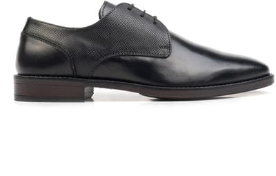 Cafe Moda charlie veterschoen heren zwart leer