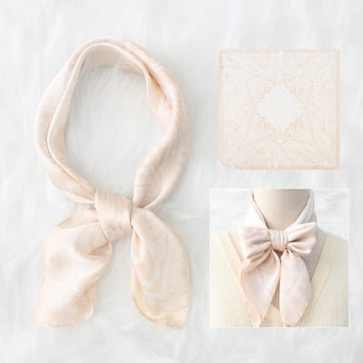 Dames Sjaal - Sjaals - Stola - Vierkante doek - Elegant Stijlvol Dames haar sjaal - Satijn zijde - Hals sjaaltje - Sjaaltje Satijn - Neksjaaltje - Omslagdoek Modesjaals - Neksjaal - Dames Halsdoek -Dame -04，70*70CM