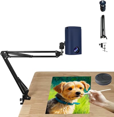 Draagbare Tekenprojector - Schets Hulp - Ontwerpen Projecteren - Hoge Resolutie Kleur - 1920x1080P - Blauw