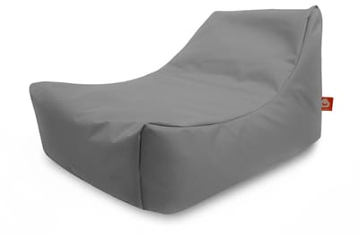 Whoober loungestoel zitzak Bali outdoor grijs - Wasbaar - Voor binnen en buiten