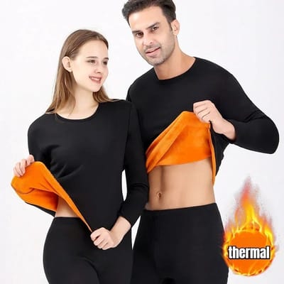 Thermisch Ondergoed Heren Set – Warm Winterondergoed met Lange Thermobroek en Shirt – Ademend & Isolerend – Maat XL (47–55 kg)