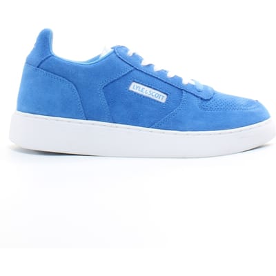 Lyle & Scott McMahon II blauwe suède leren veterschoenen voor heren FW1200 Z797