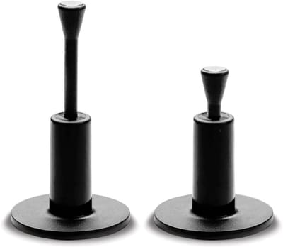 Verstelbare Golf Tee - Golf Oefen Tee - Golf Training - Eén Tee Voor Alle Clubs - 2 Stuks - Zwart