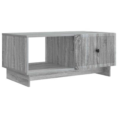 vidaXL - Salontafel - Grijs - sonoma - 90 - x - 50 - x - 40 - cm - Bewerkt - hout