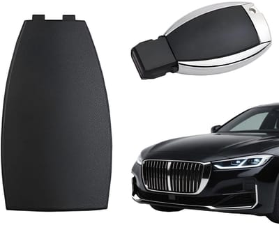 Dailygoods - Mercedes sleutelhoes met 3 toetsen, vervangende sleutelhoes voor Mercedes W204, W169, W245, geschikt als Mercedes sleutelhanger, zonder elektronica, alleen achterkant