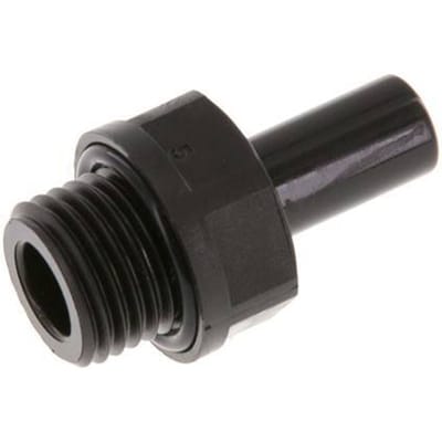 8mm x G1/4'' insteekfitting POM buitendraad NBR [5 Stuks]