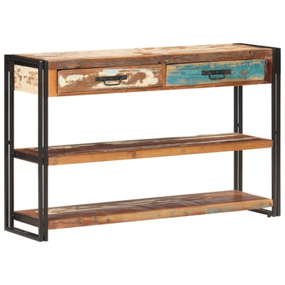 vidaXL - Dressoir - 120x30x75 - cm - massief - gerecycled - hout