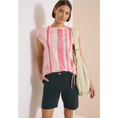 Shirt met burn-out look