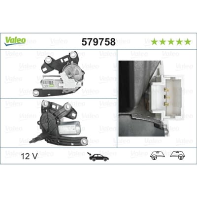 Ruitenwissermotor VALEO 579758
