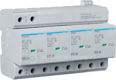 Hager SPA801 SPA801 Combi-afleider 25 kA 1 stuk(s)