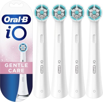 Oral-B iO Gentle Clean - Opzetborstels - 4 stuks - Origineel - Zachte reiniging - Voor alle iO modellen