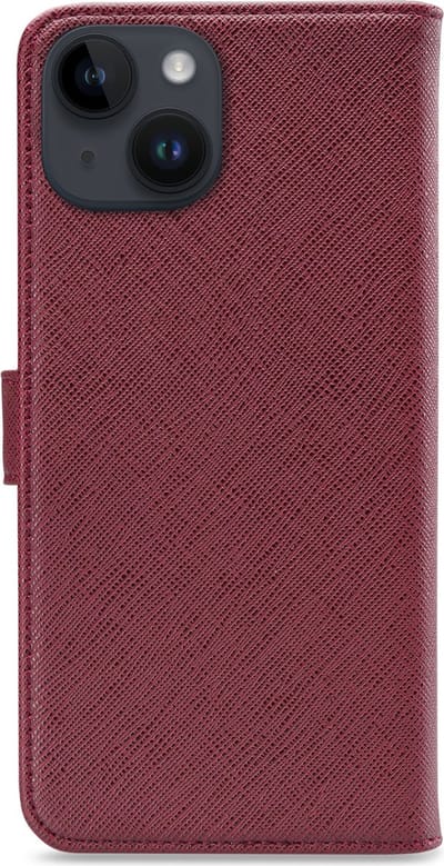 My Style Telefoonhoesje geschikt voor Apple iPhone 14 Plus Hoesje | My Style Flex Wallet Bookcase Portemonnee | Pasjeshouder voor 3 Pasjes | Telefoonhoesje voor Pinpas / OV Kaart / Rijbewijs - Bordeaux | Bordeaux rood