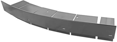 Renoplast, Aluminium Dakrandprofiel W35+, Geventileerde vloerbedekking, Waterafvoersystemen, Gebogen profiel met inkeping 200 cm, Grijs