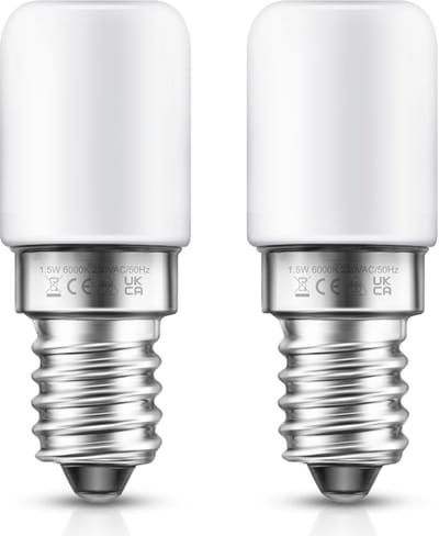 E14 LED Koellamp 1,5 W - Vervangt 15 W Halogeenlamp - Koud Wit 6000K - 135 Lumen - Niet Dimbaar - 4 Stuks