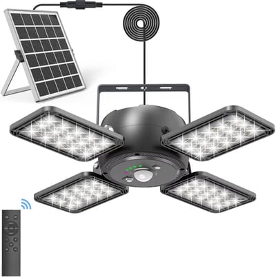 Krachtige 1200 LM Solar Buitenlamp met Bewegingssensor en 5 Modi
