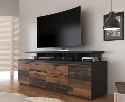 Meubella - TV-Meubel Molly - Old wood - 180 cm