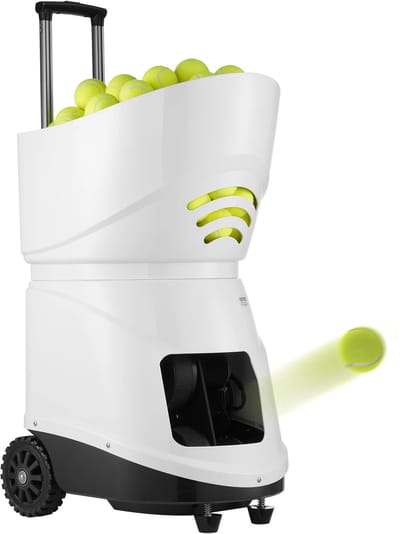 Sensova - ProTrainer - Tennisbalmachine - Automatische Ballenwerper - 150 Ballen Capaciteit - App & Afstandsbediening - Oplaadbaar 2+ Uur