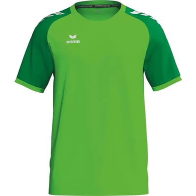 Erima Wings Shirt Korte Mouw Kinderen - Green Gecko / Smaragd | Maat: 140