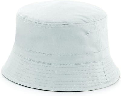 Reversible Bucket Hat Zwart en Lichtgrijs Maat S/M