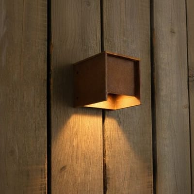 KS Verlichting Wandlamp - Core buitenlamp - Cortenstaal - GU10 - Muurlamp