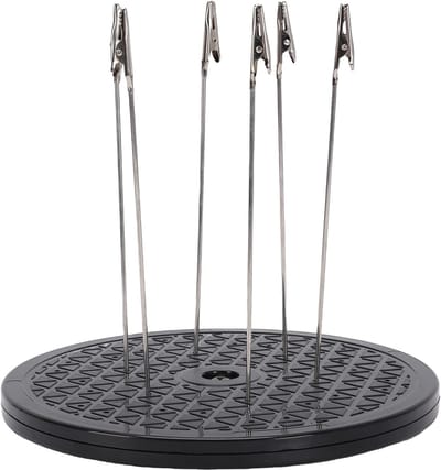 Model schilderen draaitafel met 360 graden rotatie, spuitverfstand en 6 metalen clips voor modelauto's en knutselprojecten
