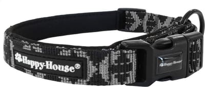 Happy-House Halsband X-Collectie Zwart&Grijs 57x2.5 cm