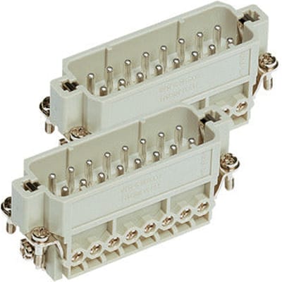 Han A 32-Contact Mannelijke Invoegschroefterminal 16A - 09200162613