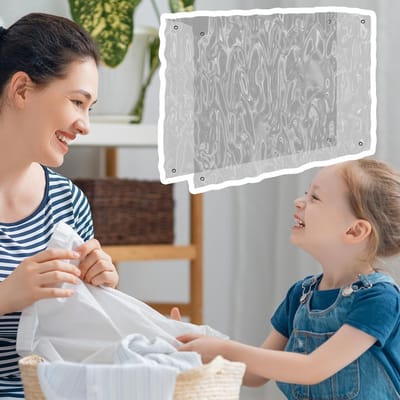 Droogrek Hoes - Kleding Beschermhoes - Kleding Drogen Buiten - All-Weather Bescherming - Verstelbare Maten - Transparant