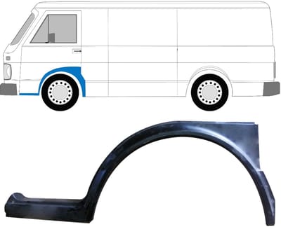 Reparatiepaneel voorspatbord voor Volkswagen LT 1975-1996 / Links