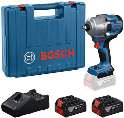 Bosch Professional GDS 18V-780 Accu slagmoersleutel 780Nm 1/2 frictiering 18V 5.0Ah in koffer - 06019P4021