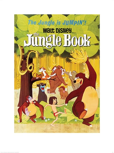 Pyramid Poster - The Jungle Book Jumpin - 80 X 60 Cm - Multicolor