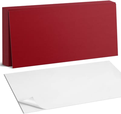 Coloray Plaktegels - Claret Zelfklevende Wandtegels - 40 cm x 20 cm - Claret Plaktegels - 10 stuks - Rechthoek PVC Tegels - Plaktegels Badkamer - Vloertegels Zelfklevend - Vinyltegels Vloer Zelfklevend - Portugese Tegels